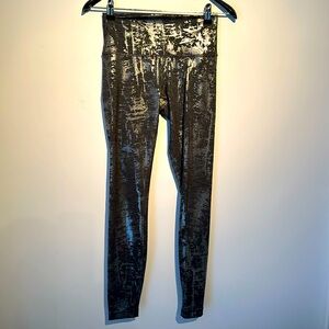Lululemon metallic leggings
